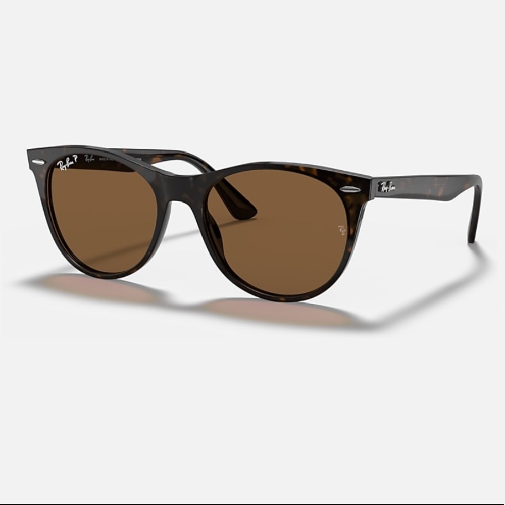 Ray Ban Polarized Wayfarer II Tortoise Spotted Havana